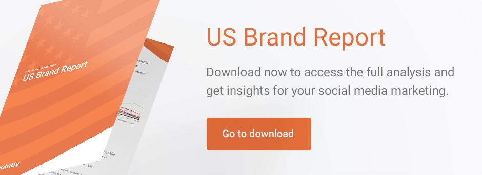 us brands social media report