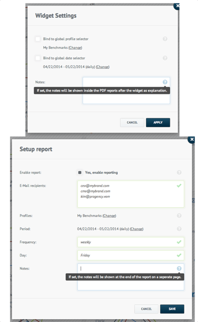 Add Notes To Custom Social Media Reports