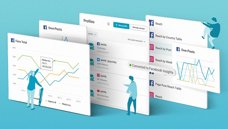Free stats portal  |  Social media analytics  |  Facelift Data Studio